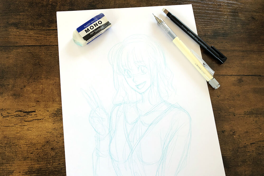 Manga Zeichnen Lernen Schritt1