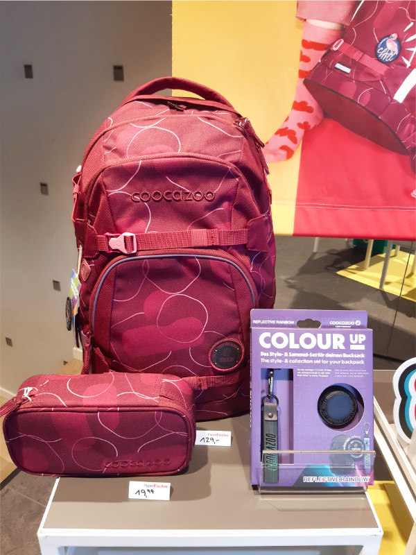 Coocazoo Schulrucksack Mate Berry Bubbles