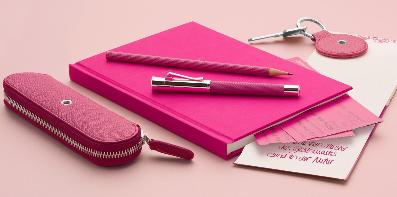 Übersicht Electric Pink Kollektion von Graf von Faber-Castell