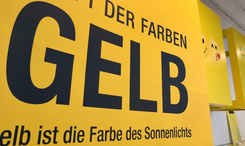 Schaufenster August 2017 - Gelb, Gelb, Gelb