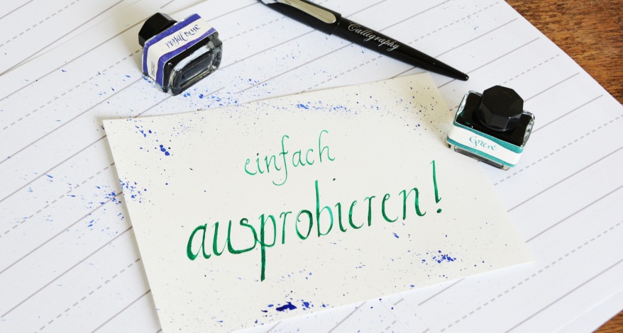 Modern calligraphy - Lettering ist voll im Trend
