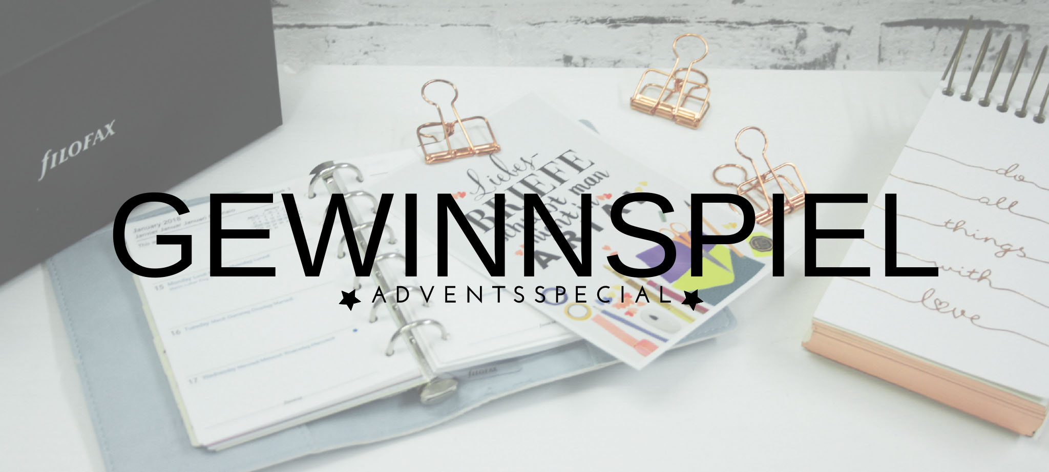 Adventsgewinnspiel No.3 Gut geplant ins neue Jahr