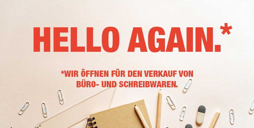 Wir sind vor Ort wieder für euch da