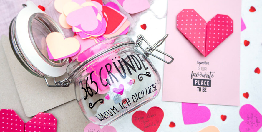 Originelle Valentinstag Geschenke: Zwei einfache DIY-Ideen