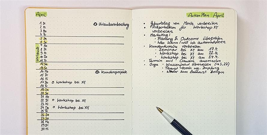 Bullet Journal mit Frauke Schöttke | Workshop