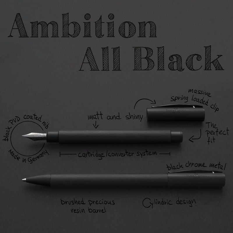 Faber-Castell Füllfederhalter Ambition All Black