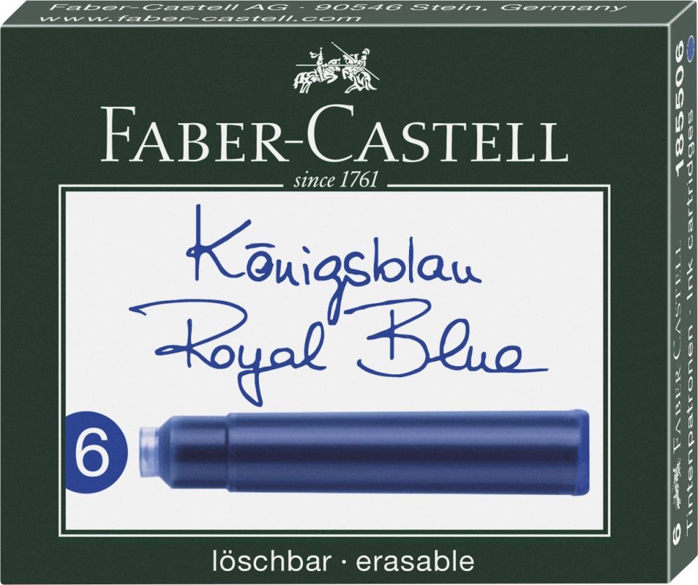 Faber-Castell Tintenpatrone 6 Stk. 