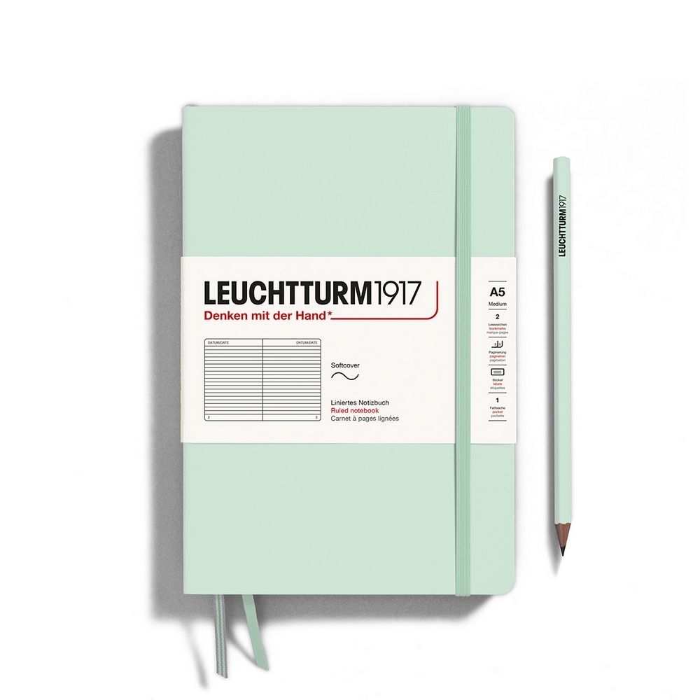 Leuchtturm1917 Notizbuch Medium Softcover A5 Natural Colours 
