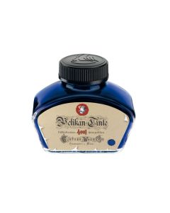 Pelikan Tintenfass 4001 königsblau historisches Etikett