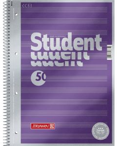 Brunnen Collegeblock Premium Student "Noten" A4 liniert 50 Blatt