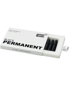 Montblanc Tintenpatronen, Permanent Black, 8er-Pack