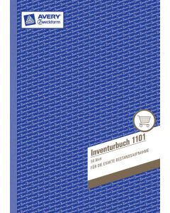 Avery Zweckform 1101 Inventurbuch, DIN A4, weiß