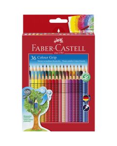 Faber-Castell Buntstifte Colour Grip 36er Set im Kartonetui 
