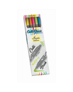 Online Calli.Brush Double Tip Pens 5er Set Neon