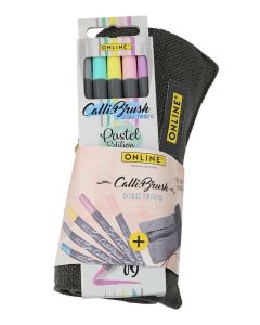 Online Calli.Brush Double Tip Pens 5er Set in Stifterolle Pastell 
