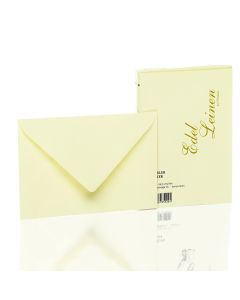 Rössler Papier Edelleinen Briefumschlagpack 20/C6, ivory