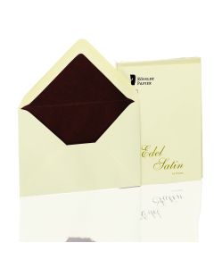 Rössler Papier Edel Satin Briefumschlagpack 20/C6, ivory
