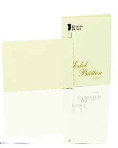 Rössler Papier Edelbütten Kartenpack 20/DIN A6, ivory