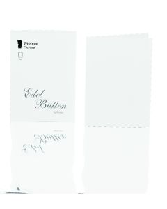Rössler Papier Edelbütten Kartenpack 20/DIN A6 hd weiß