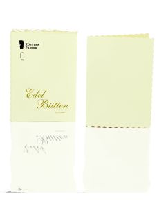 Rössler Papier Edelbütten Kartenpack 20/DIN A6 hd, ivory