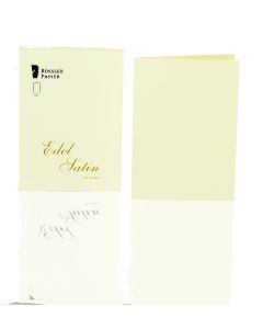 Rössler Papier Edel Satin Kartenpack 20/DIN A6 hd ivory