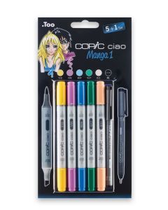 COPIC Marker ciao 5+1 Set Manga 1