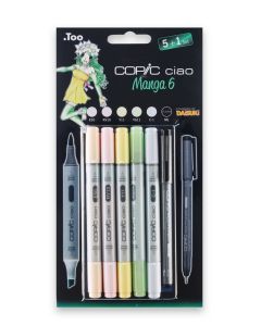 COPIC Marker ciao 5+1 Set Manga 6