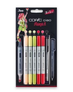 COPIC Marker ciao 5+1 Set Manga 8