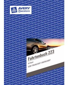Avery Zweckform 223 Fahrtenbuch, DIN A5, weiß