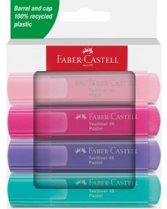 Faber-Castell Textmarker TL 46 Pastell 4er Etui