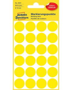 Avery Zweckform Markierungspunkt 18mm gelb 96St