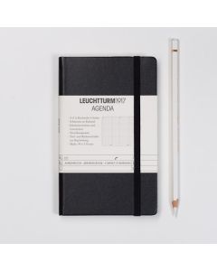 Leuchtturm1917 Adressbuch mit Registern Pocket A6 schwarz