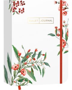 EMF Bullet Journal Red Flowers A6