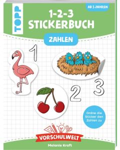 TOPP Stickerbuch: Vorschulwelt - 1-2-3