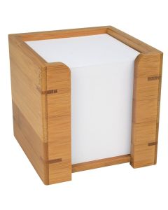 WEDO Zettelbox mit Notzipapier 900 Blatt Bambus