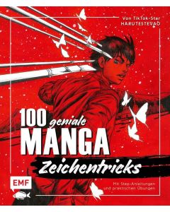 EMF Kreativbuch 100 geniale Manga-Zeichentricks von TikTok Star Harutestevao