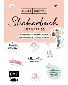 EMF Stickerbuch Bullet Journal: Just Married