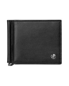 Montegrappa Brieftasche Signet 8cc mit Geldklammer schwarz