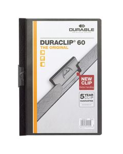 Durable Klemmmappe Duraclip 60 A4 schwarz