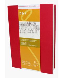 Hahnemühle Skizzenbuch D&S DIN A5 Hochformat rot