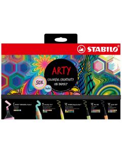 STABILO Stifteset ARTY Premium Pastel im 50er Etui