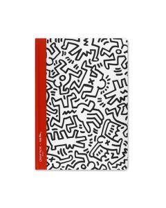 Caran d'Ache Notizbuch A5 Keith Haring Punktkariert - Special Edition