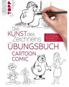 TOPP Kreativbuch: Die Kunst des Zeichnens Comic Cartoon Übungsbuch