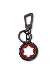 Montblanc Meisterstück Spinning Emblem Schlüsselanhänger rot/schwarz