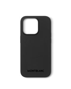 Montblanc Meisterstück Selection Smartphone Hülle Hardcover schwarz für iPhone 15 Pro