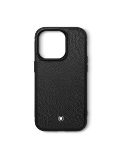 Montblanc Sartorial Smartphone Hülle Hardcover schwarz für iPhone 15 Pro