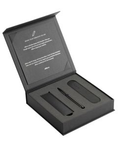 stilform Kugelschreiber Set PEN Aluminium Essentials - Black Edition