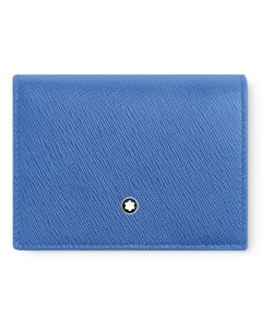 Montblanc Sartorial Brieftasche Kontinental Nano 3cc Dusty Blue