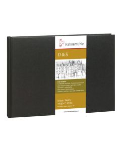 Hahnemühle Skizzenbuch D&amp;S DIN A6 Querformat schwarz