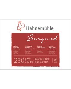 Hahnemühle Aquarell Postkartenblock Burgund 10,5 x 14,8 cm